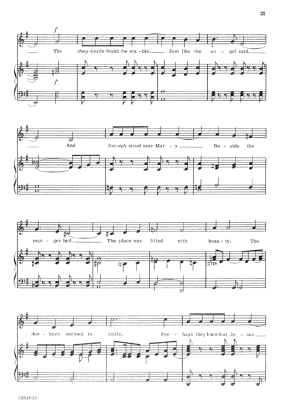 The Brightest Star Unison Choir scores gallery preview page 23