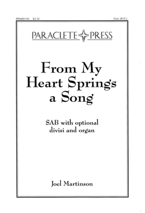 Book cover for From My Heart Springs a Song