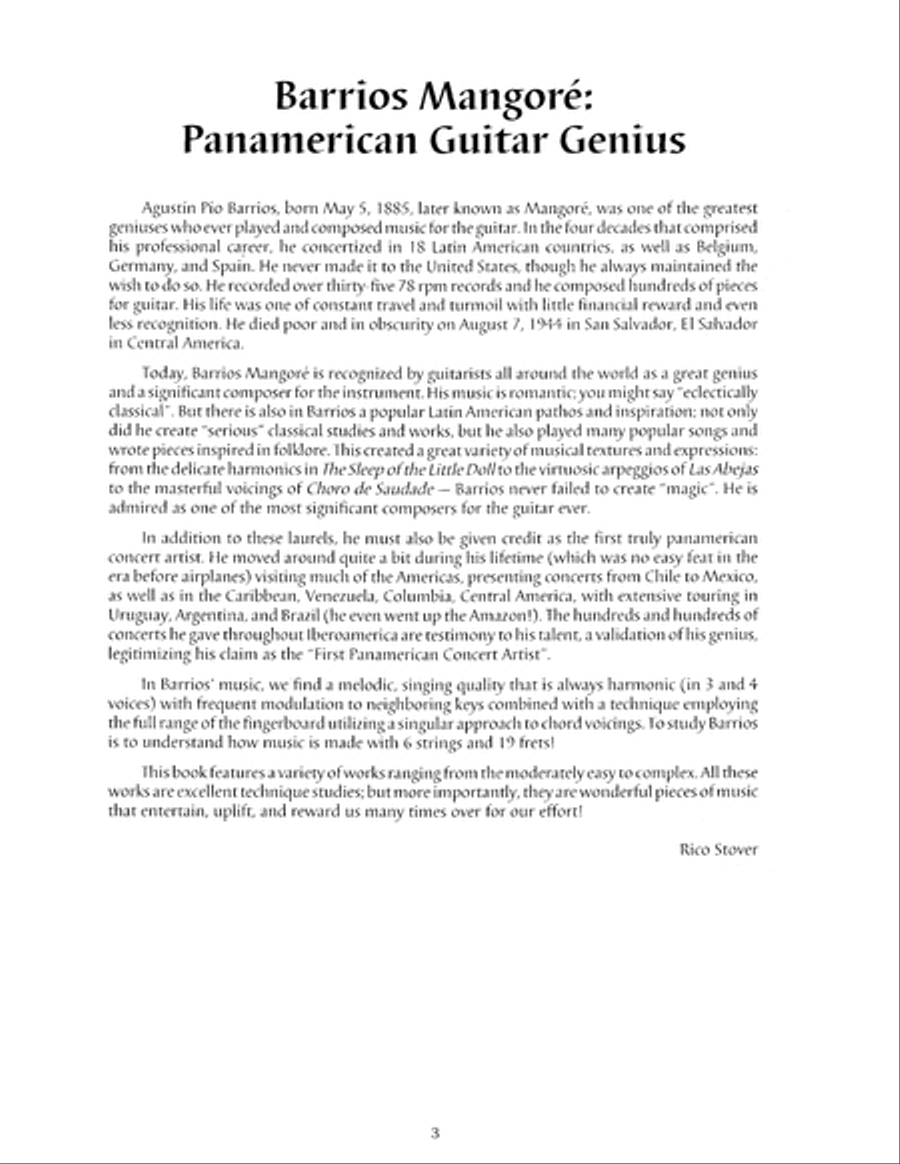 Barrios in Tablature, Volume 1 Acoustic Guitar scores gallery preview page 4