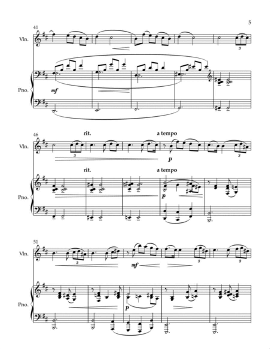 Romanesca Violin Solo scores gallery preview page 5