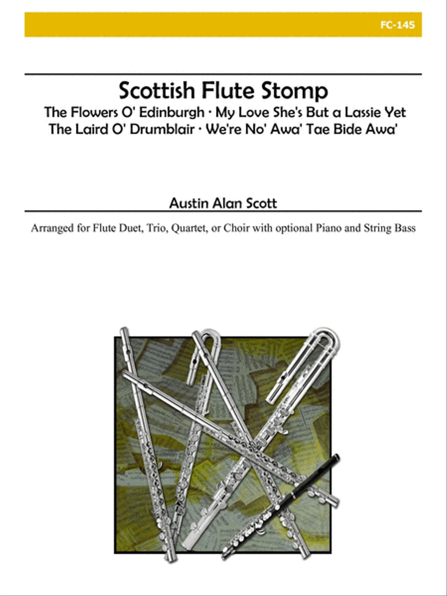 Scottish Flute Stomp for Flute Choir Flute Choir scores gallery preview page 1
