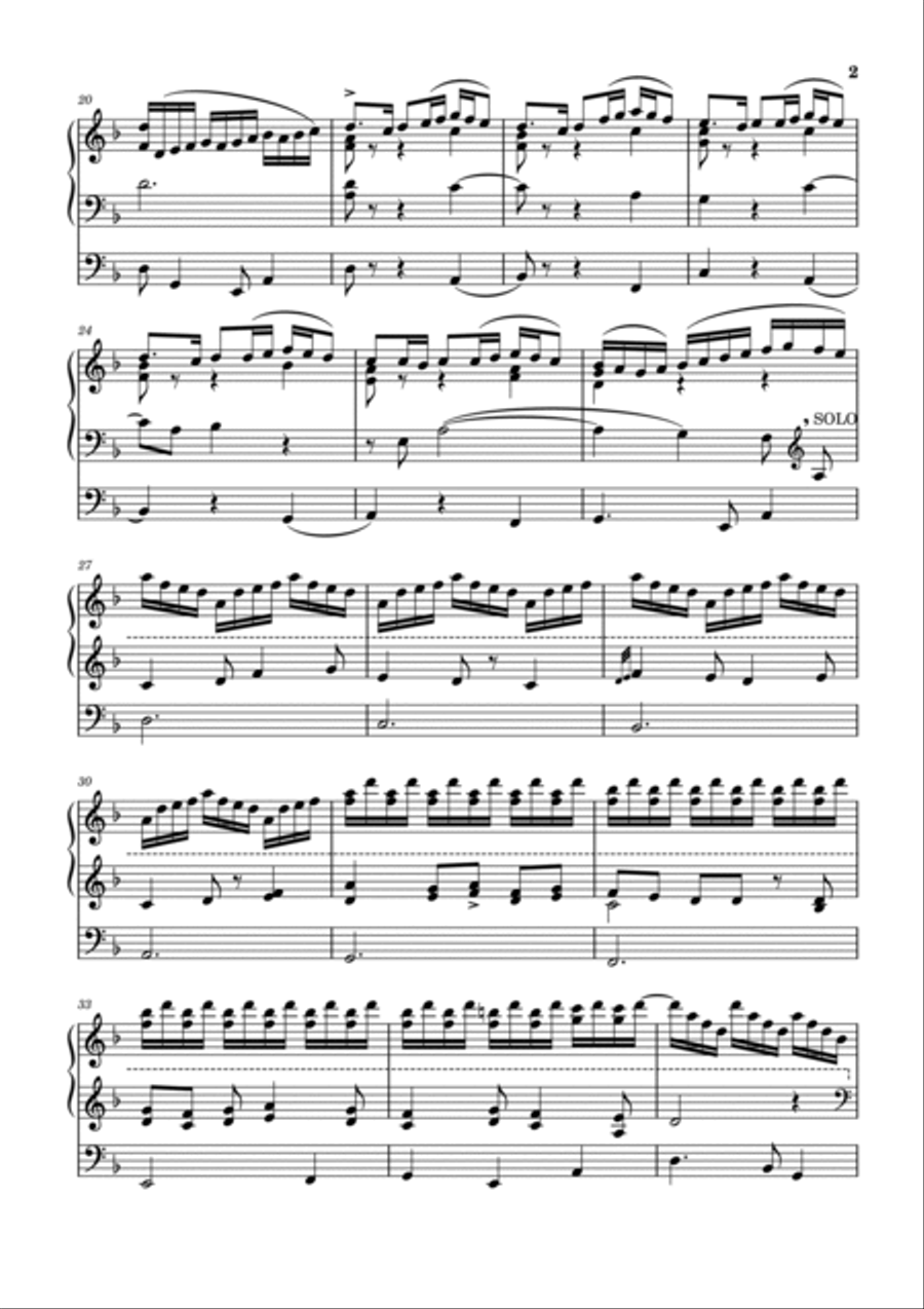 Fantasia: Victimae paschali laudes Organ Solo scores gallery preview page 2