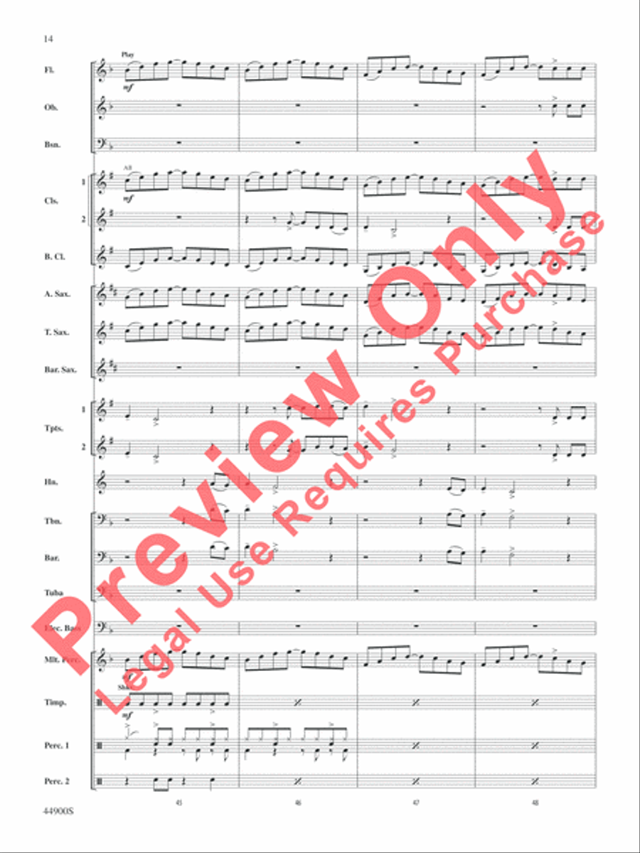 She's Kinda Hot Concert Band scores gallery preview page 15