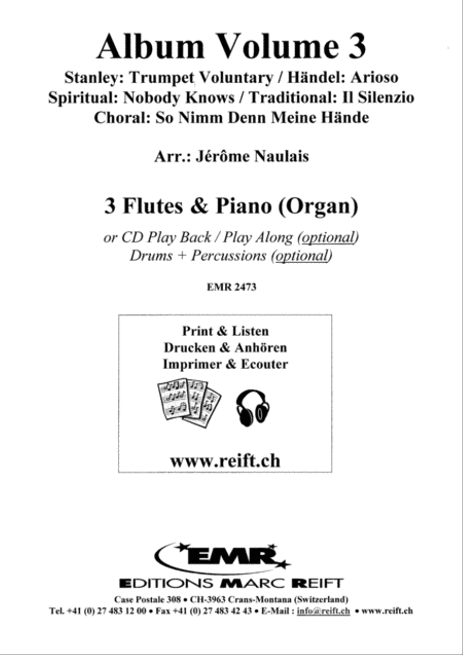 Album Volume 3 Flute scores gallery preview page 2