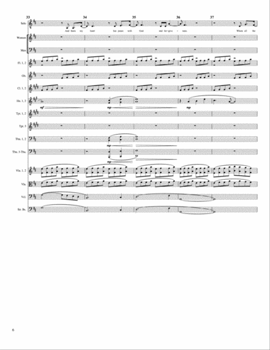 At The Cross (love Ran Red) 4-Part scores gallery preview page 6