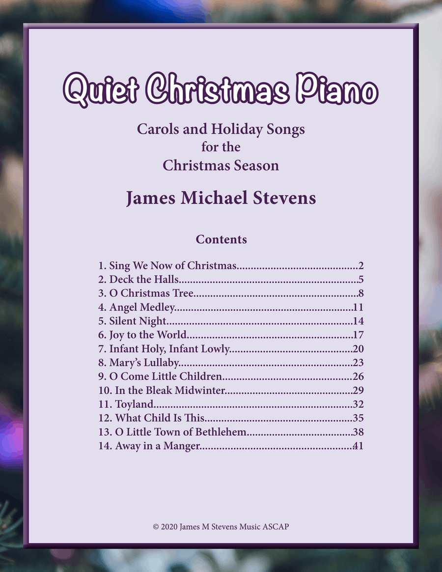 Quiet Christmas Piano Piano Solo scores gallery preview page 3
