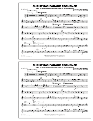 Christmas Parade Sequence - Eb Alto Sax