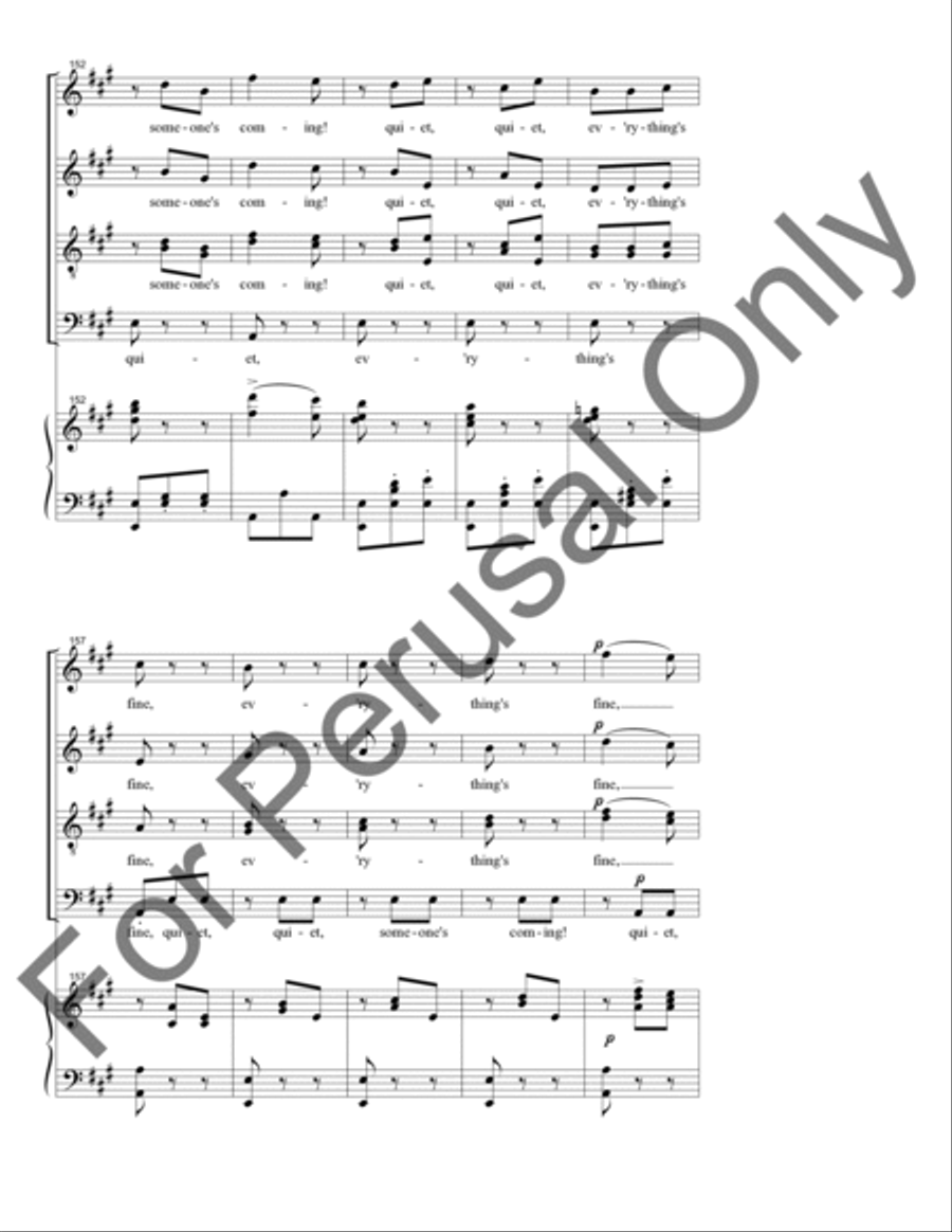 Chorus of the Servants Chorus of the Servants 4-Part scores gallery preview page 21