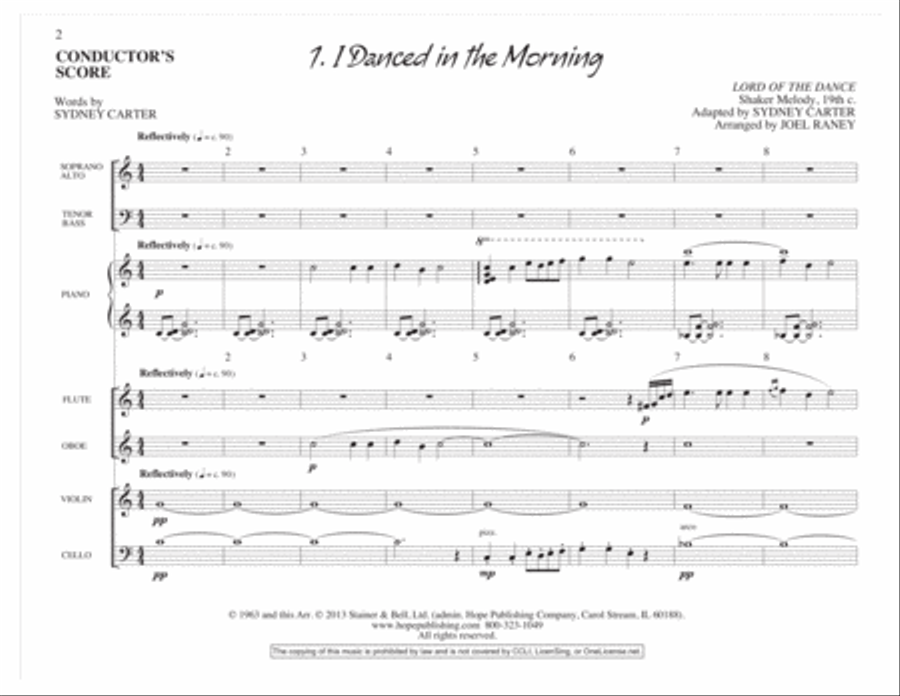 I Am the Lord of the Dance Flute scores gallery preview page 2