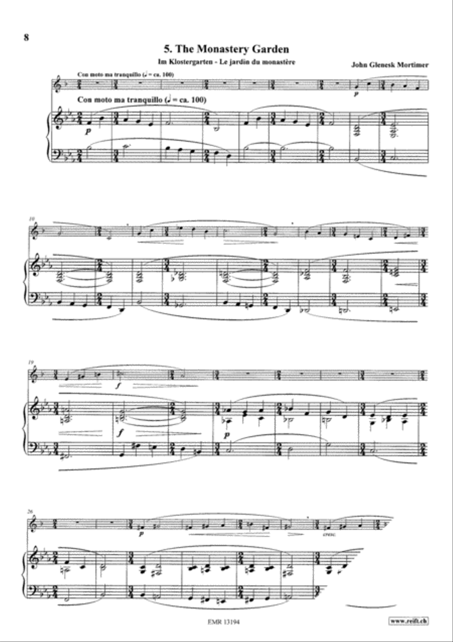 Solo Pieces Vol. 3 Clarinet Solo scores gallery preview page 5