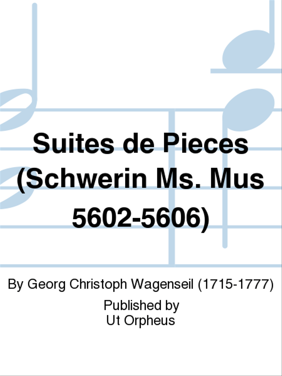 Suites de Pièces (Schwerin Ms. Mus 5602-5606) for 2 Clarinets, 2 Horns, 2 Bassoons and Piano Bassoon scores gallery preview page 1