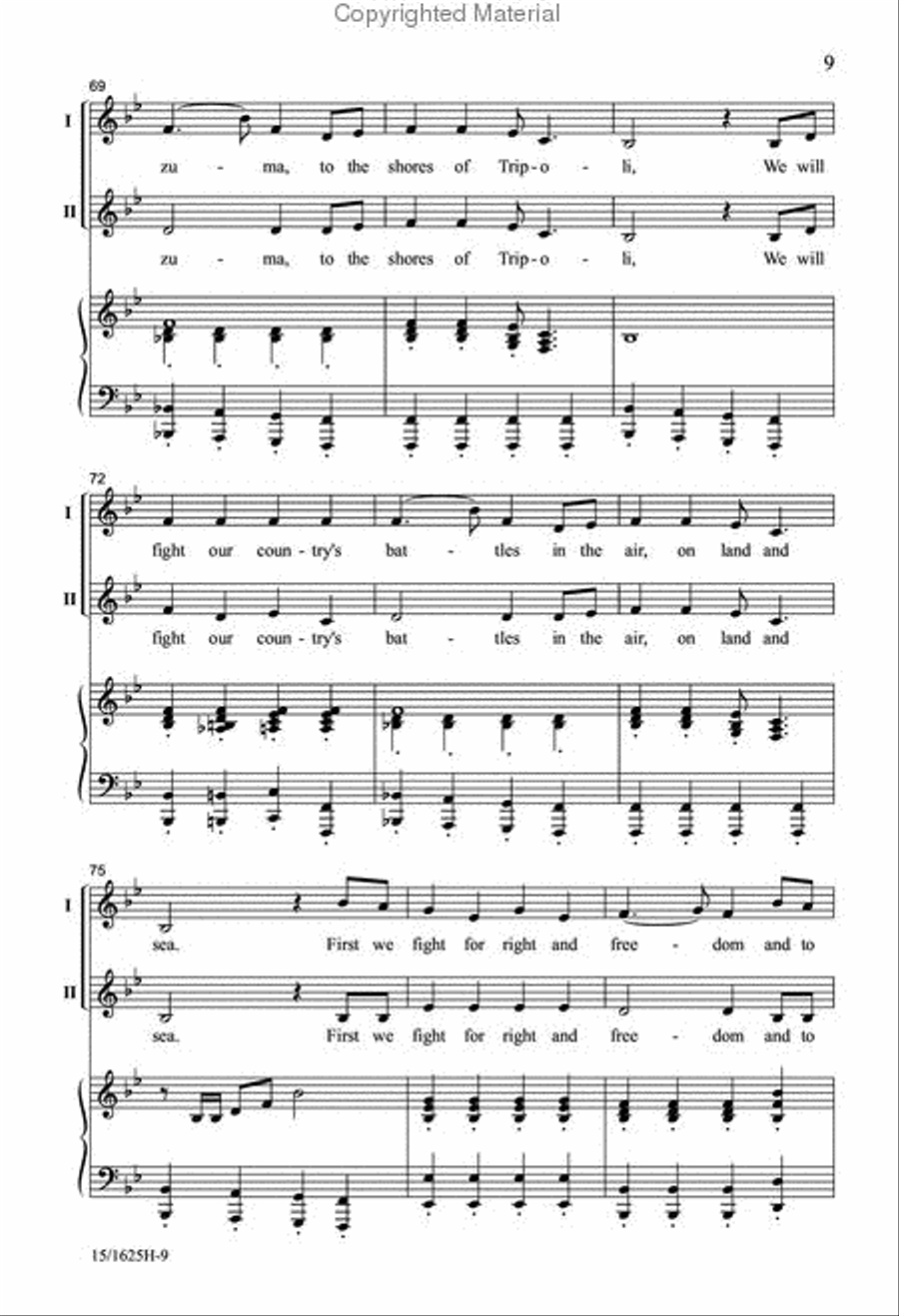 A Patriotic Salute A Patriotic Salute 2-Part scores gallery preview page 8