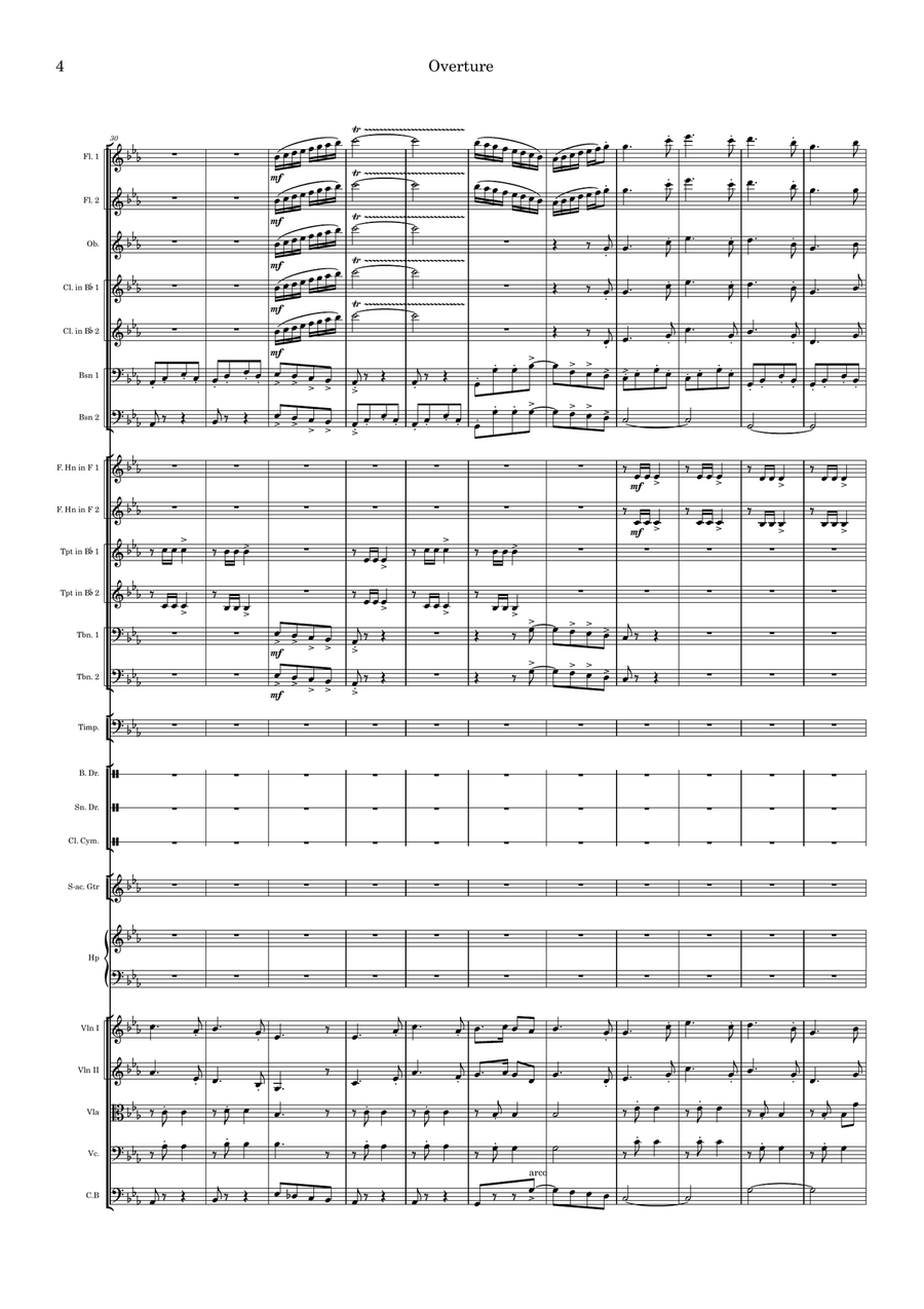 Overture Full Orchestra scores gallery preview page 4