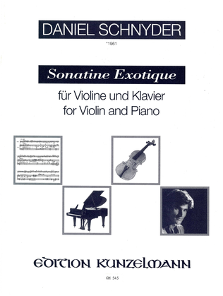Book cover for Sonatine exotique