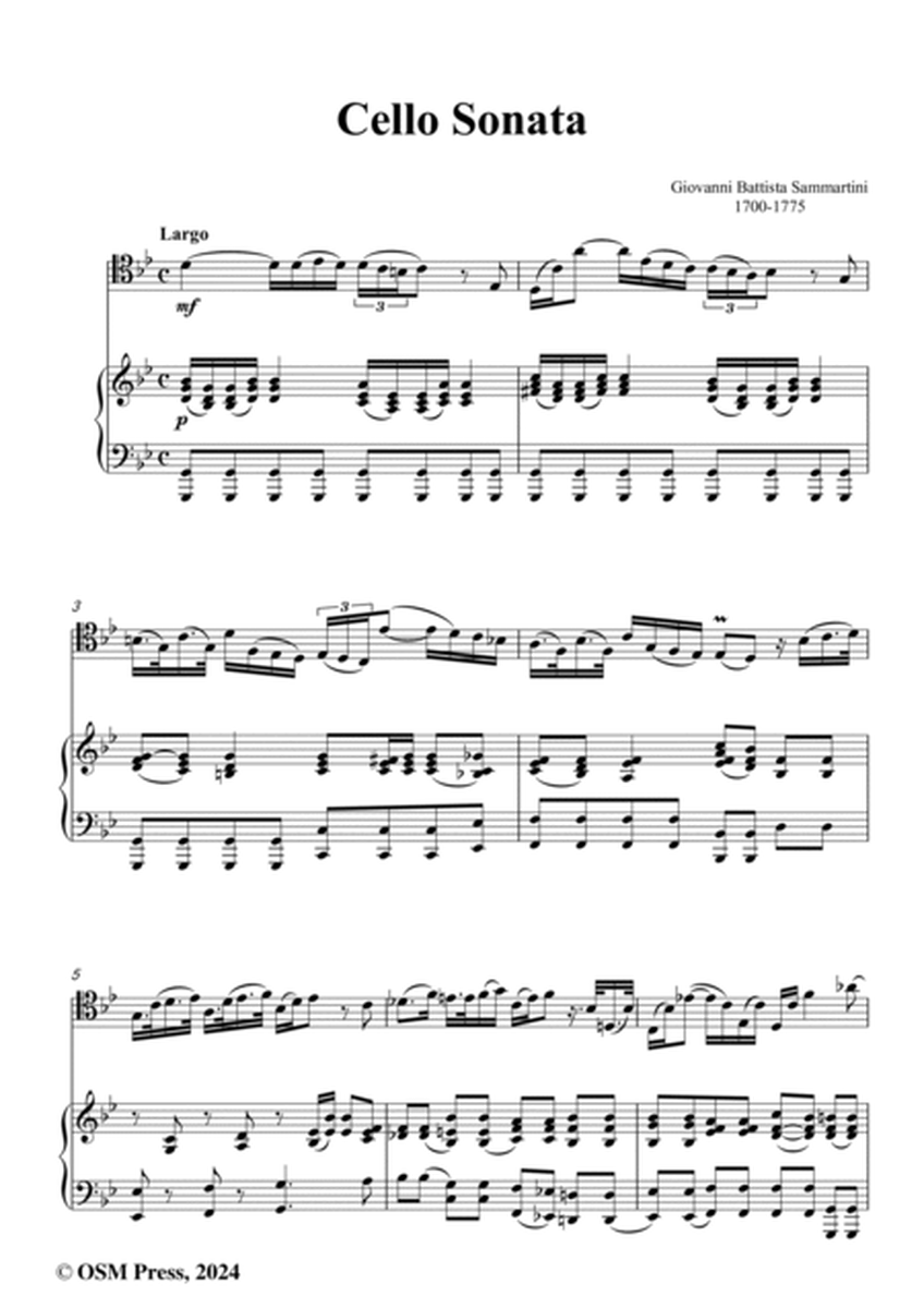G. B. Sammartini-Cello Sonata,in g minor,for Cello and Piano image number null