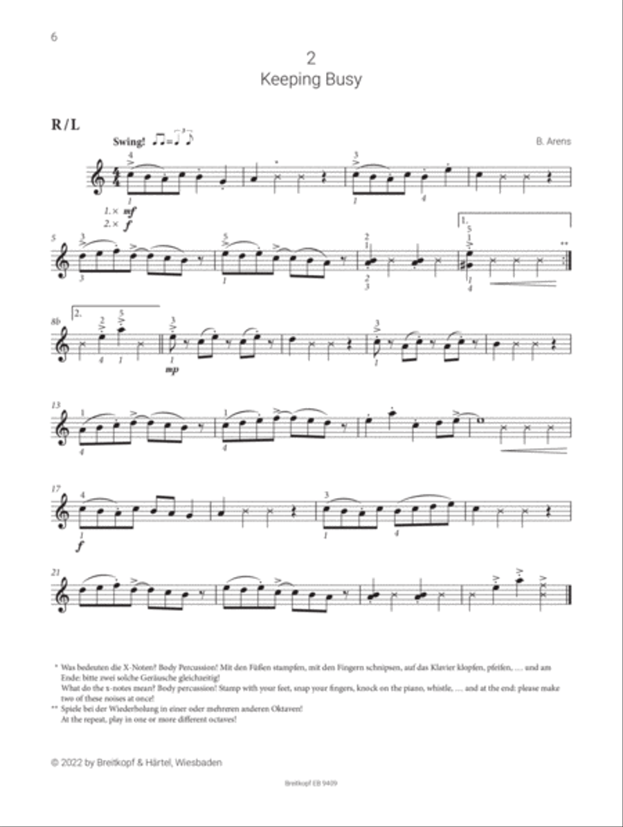 One Hand Piano Piano Accompaniment scores gallery preview page 3