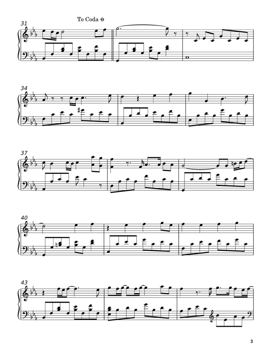 Cuts Like A Knife Cuts Like A Knife Easy Piano scores gallery preview page 3