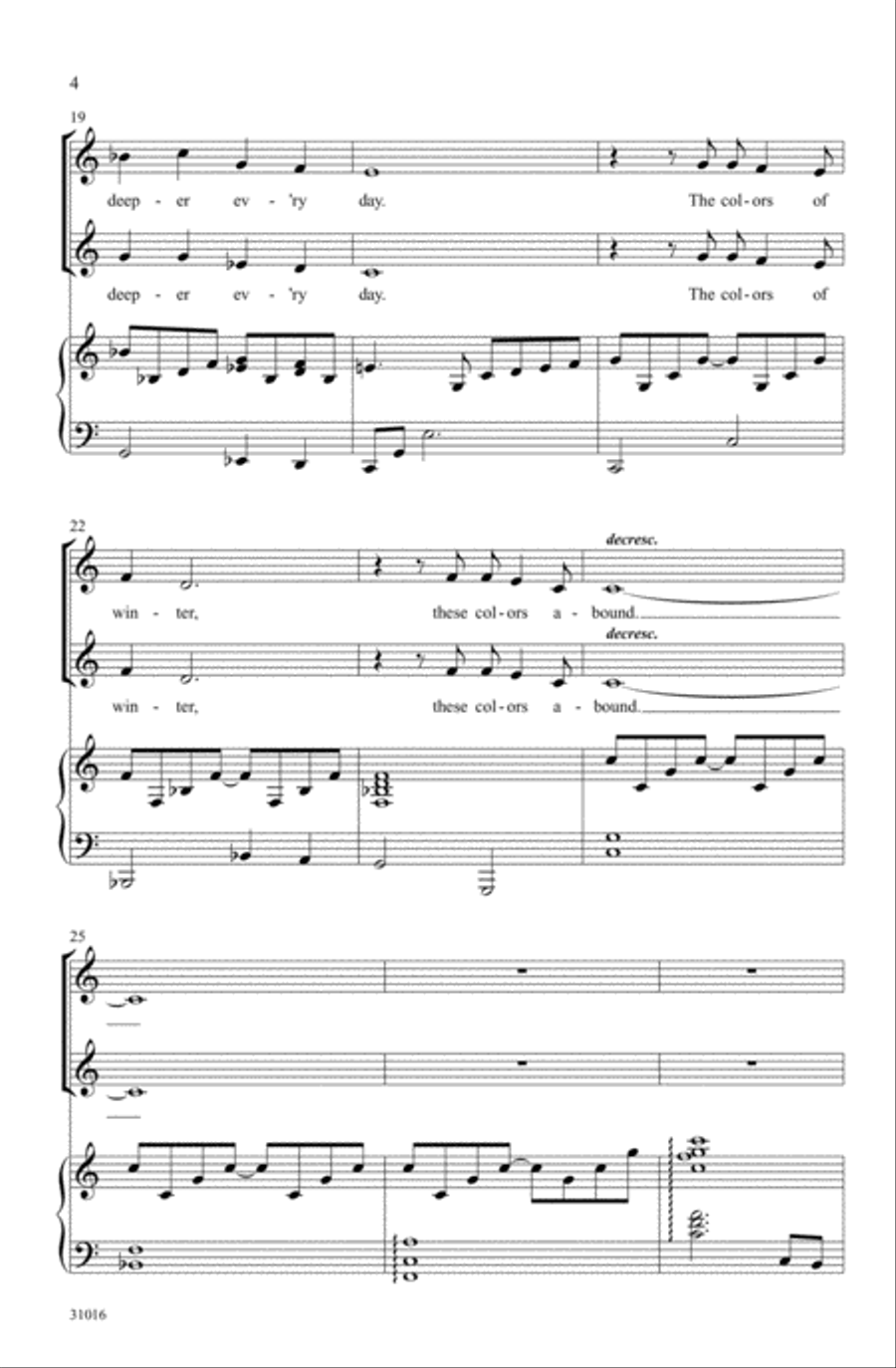The Colors of Winter 2-Part scores gallery preview page 3