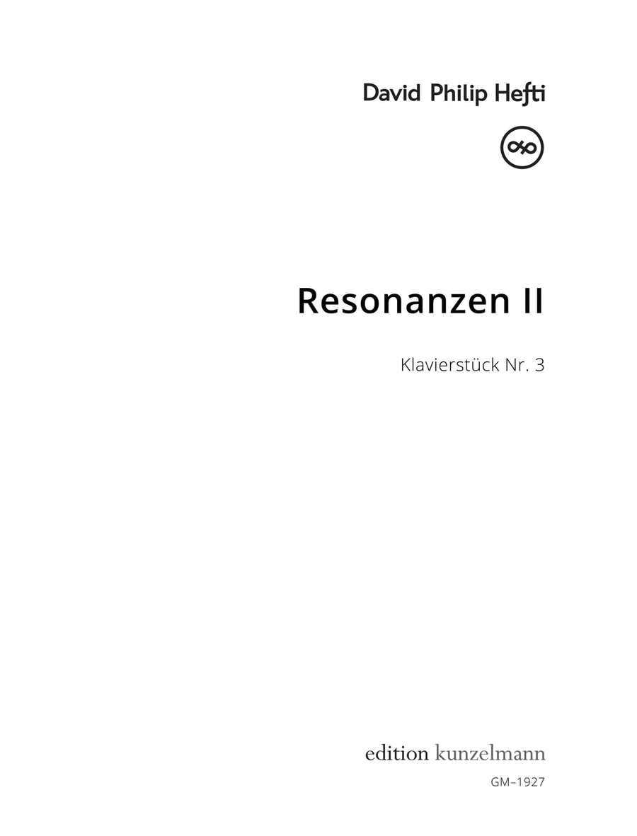 Resonanzen II, Piano piece no. 3