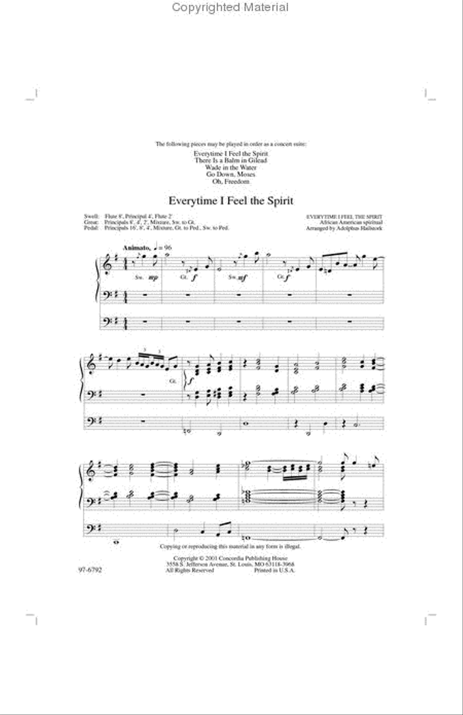 Laudate, Vol. 6 Organ scores gallery preview page 2