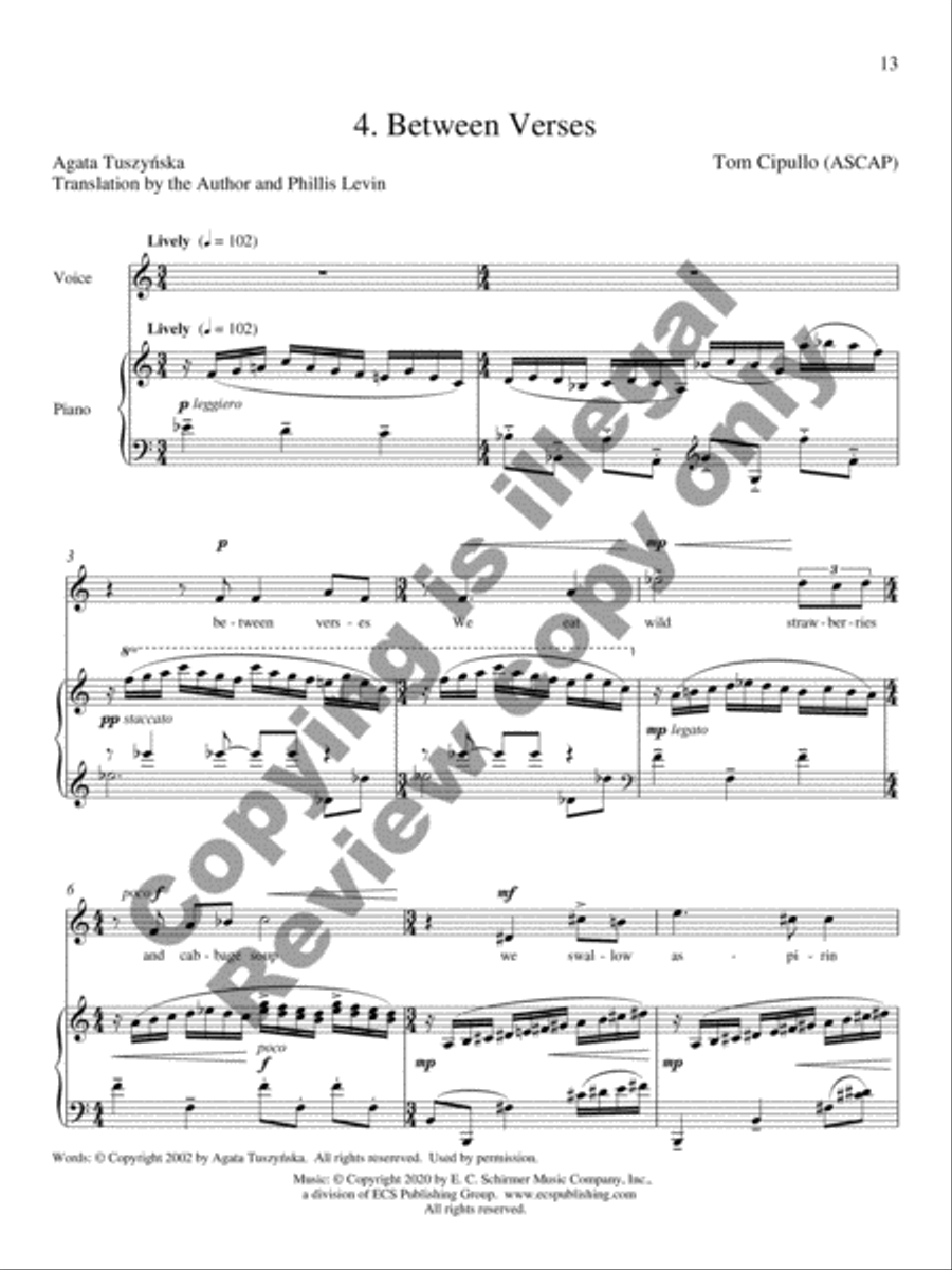 Songs for Mezzo-Soprano Songs for Mezzo-Soprano Mezzo-Soprano Voice scores gallery preview page 9