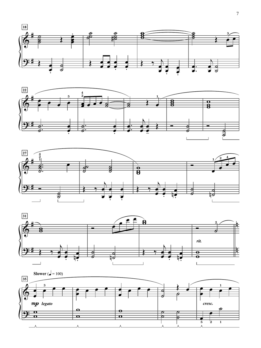 All Hail the Power of Jesus' Name - Piano Solo Piano Solo scores gallery preview page 2