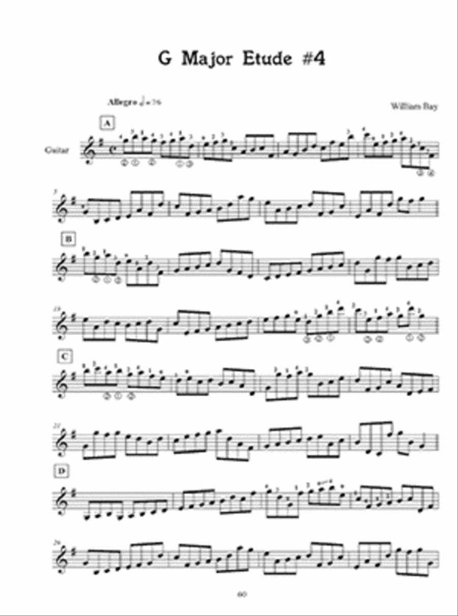 Achieving Guitar Artistry - Linear Guitar Etudes Electric Guitar scores gallery preview page 3