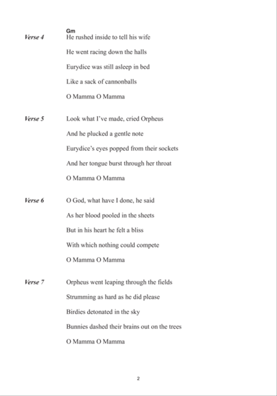 The Lyre Of Orpheus Guitar scores gallery preview page 2