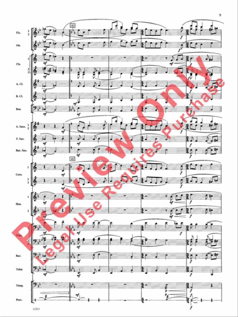 Petty Harbour Bait Skiff Concert Band scores gallery preview page 10