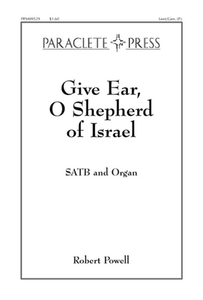 Book cover for Give Ear O Shepherd of Israel