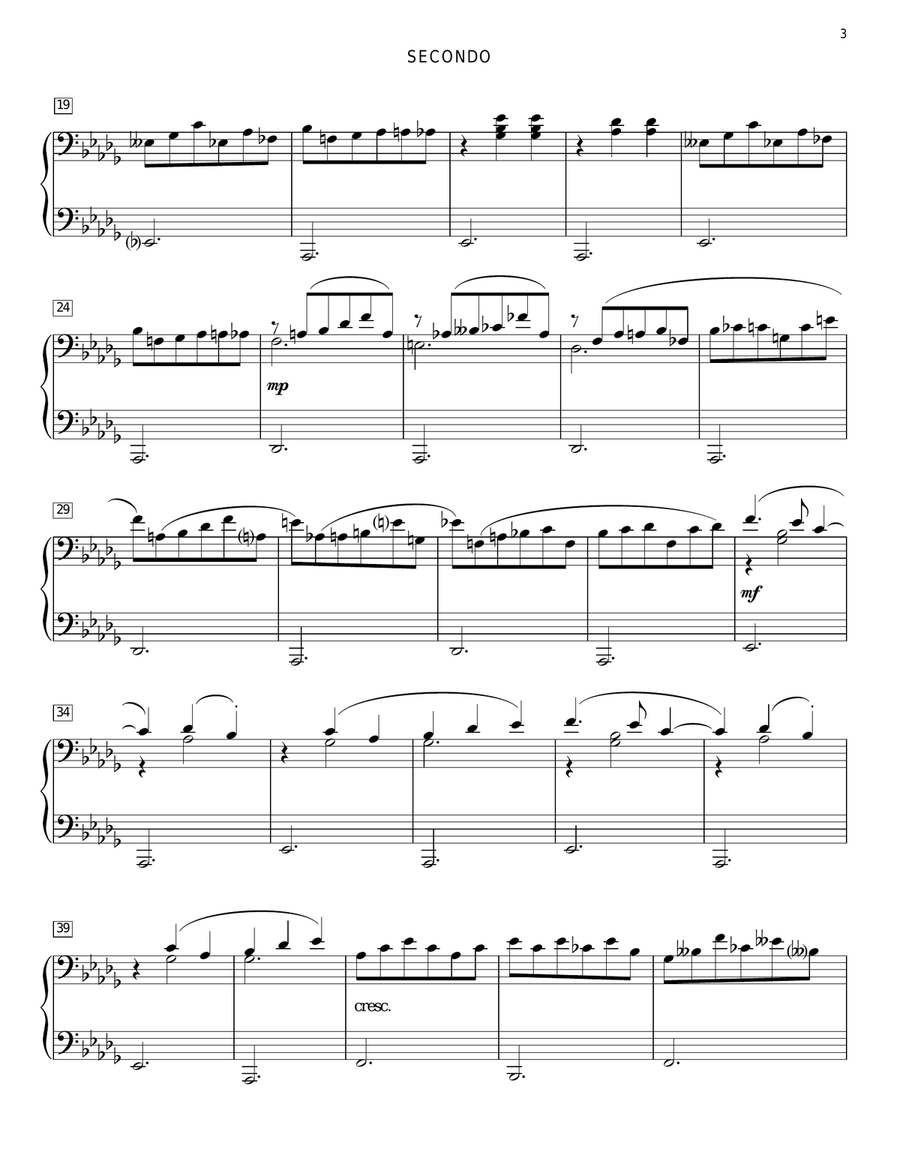 Night Waltz Night Waltz Piano Duet scores gallery preview page 3