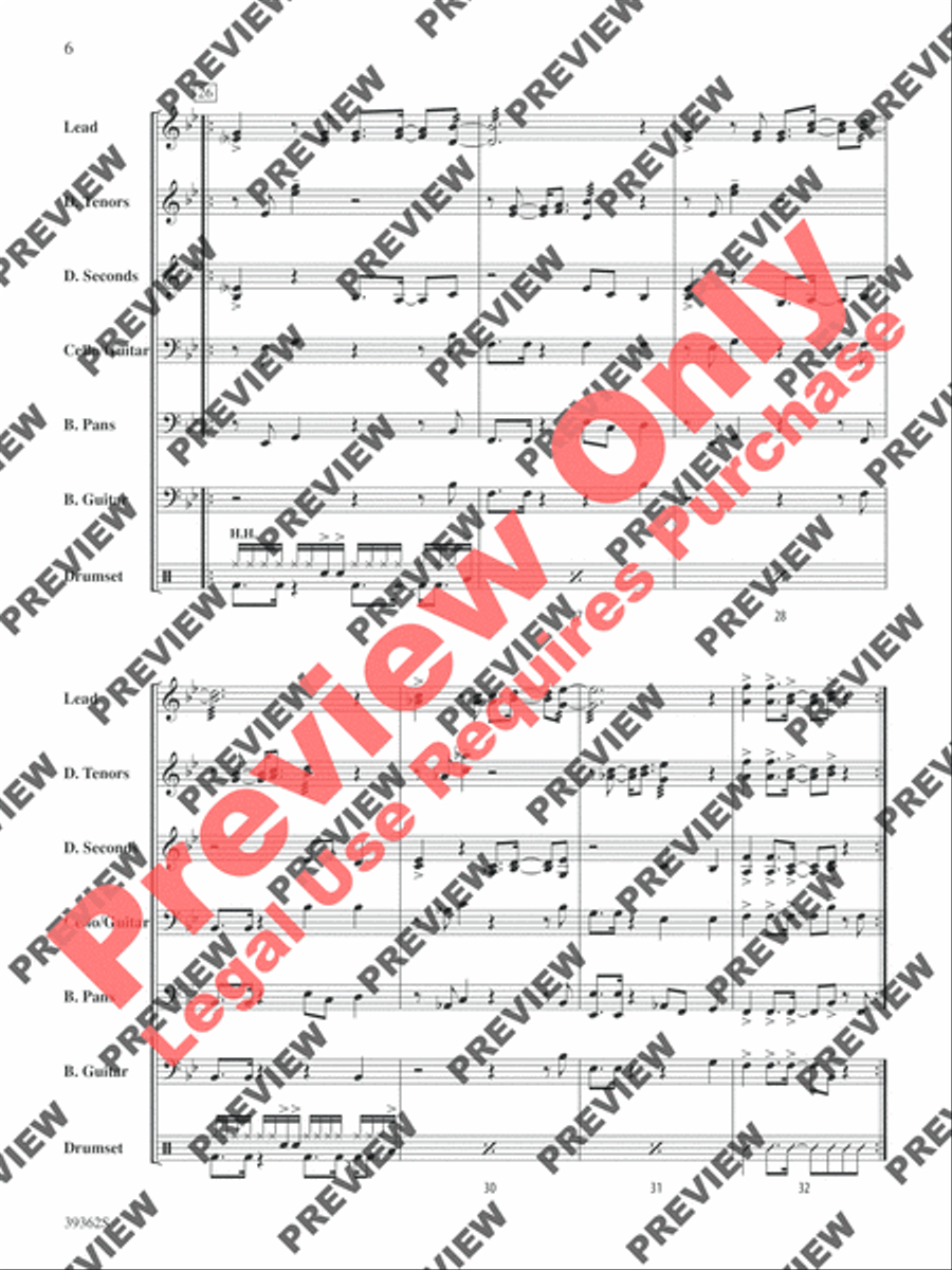 The Flamingo Steel Drum Band scores gallery preview page 7