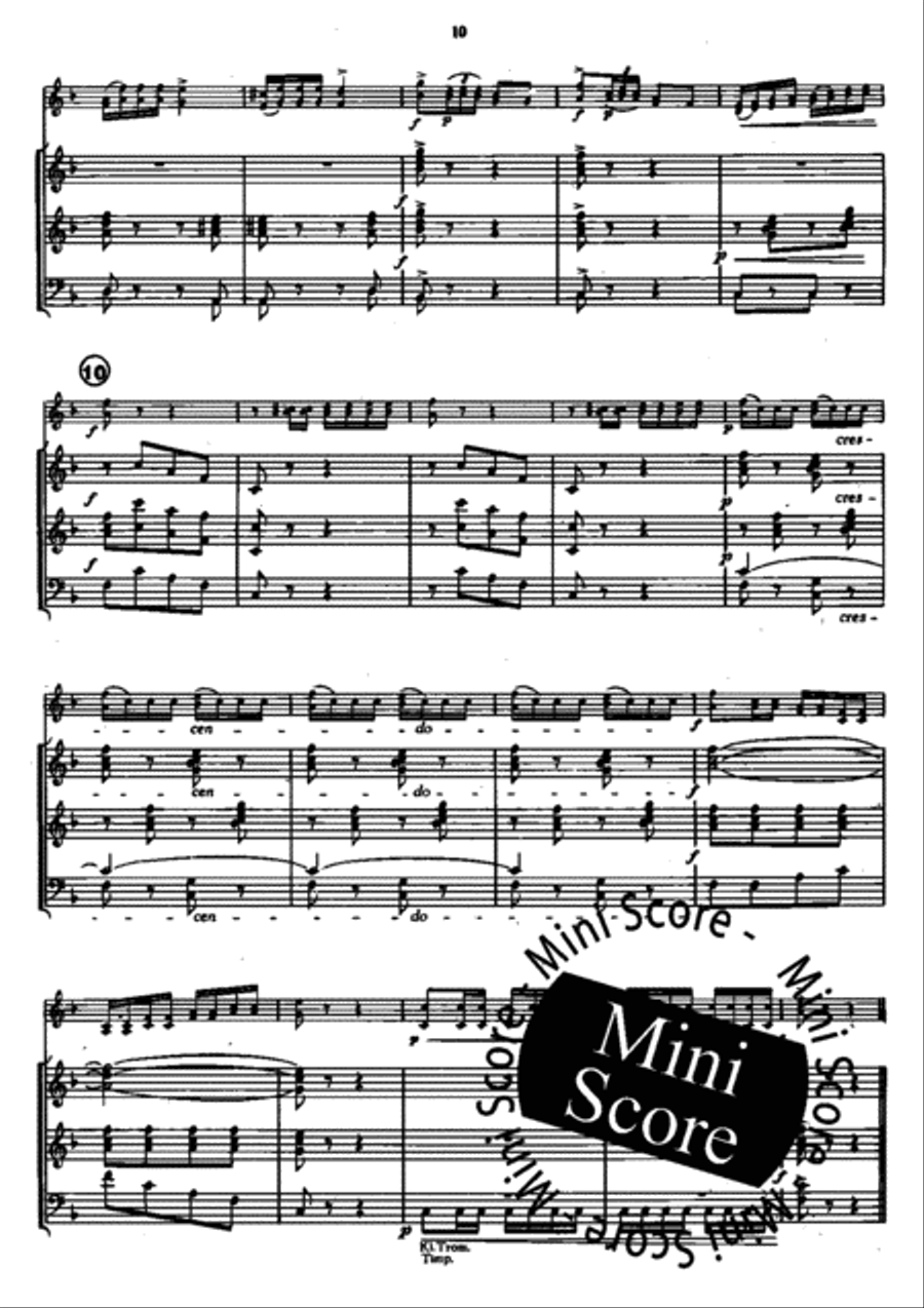 Birds of the Forest Birds of the Forest Concert Band scores gallery preview page 13