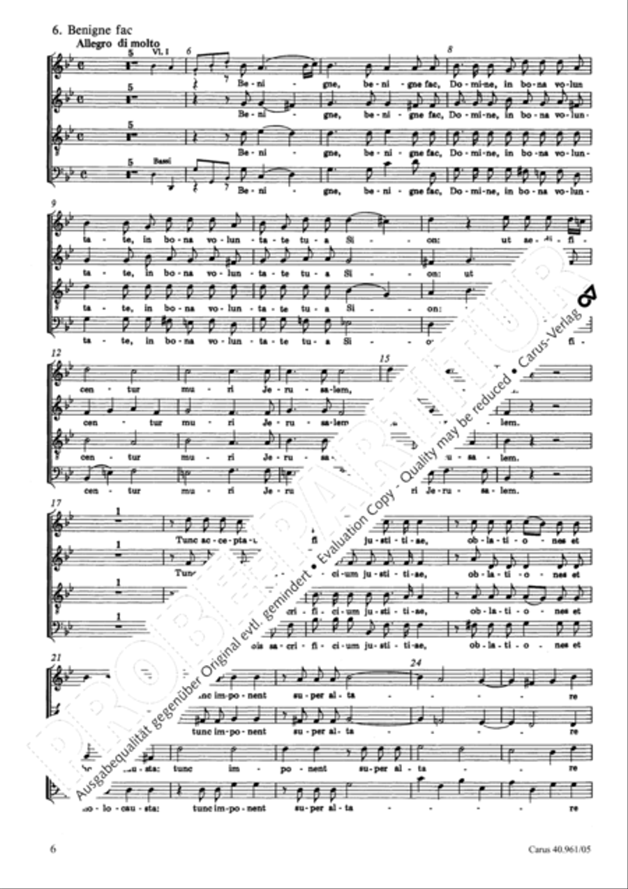 Miserere in C minor Miserere in C minor 4-Part scores gallery preview page 7