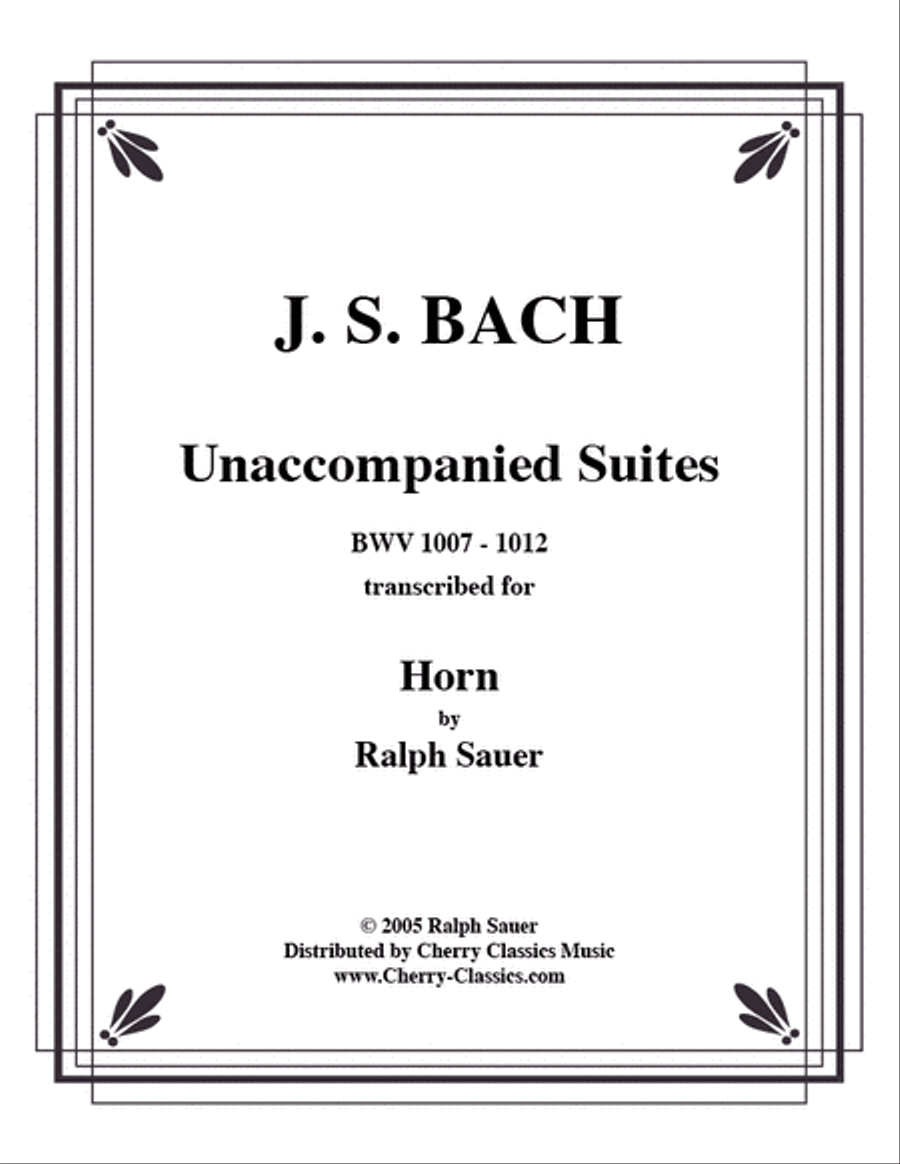 Unaccompanied Suites for Horn A Cappella scores gallery preview page 1