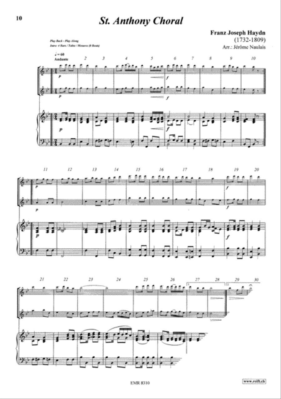 Album Volume 10 Flute Duet scores gallery preview page 6