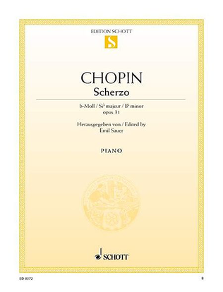 Book cover for Scherzo in B-flat Minor, Op. 31