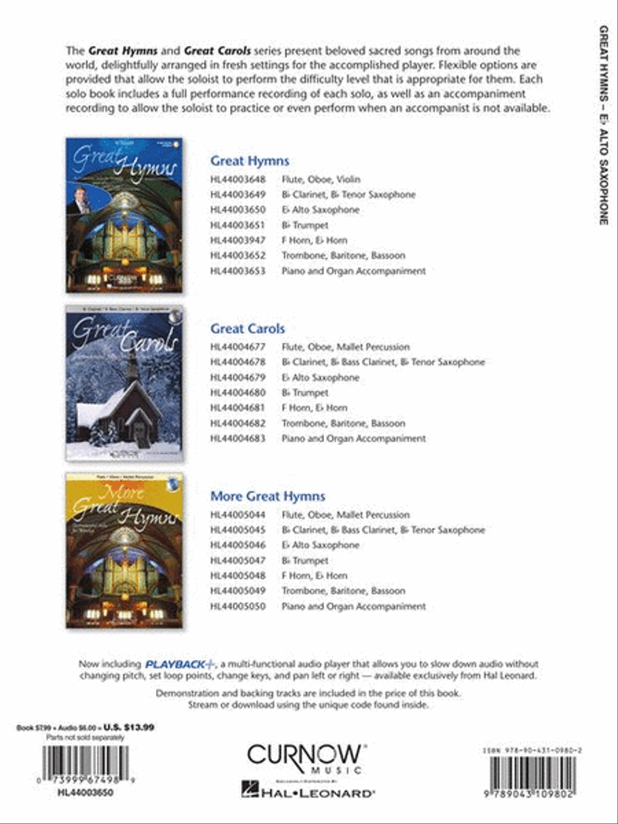 Great Hymns Alto Saxophone scores gallery preview page 8