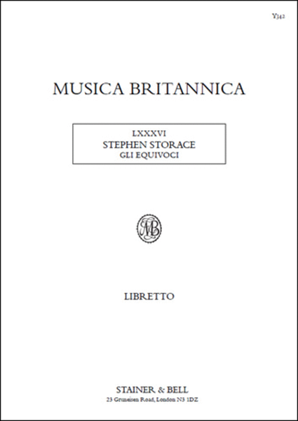 Gli Equivoce. Libretto