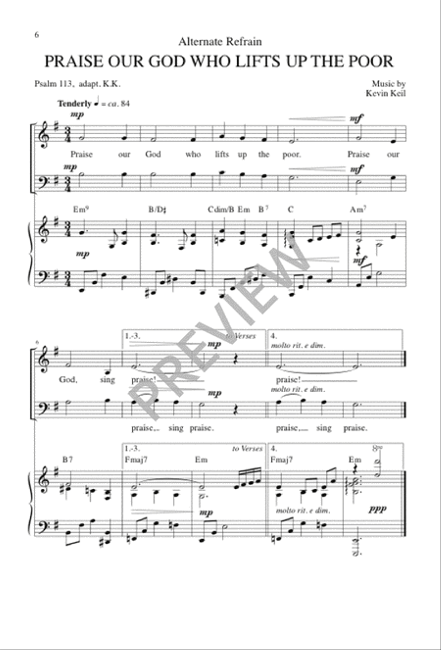 God of the Poor 2-Part scores gallery preview page 7