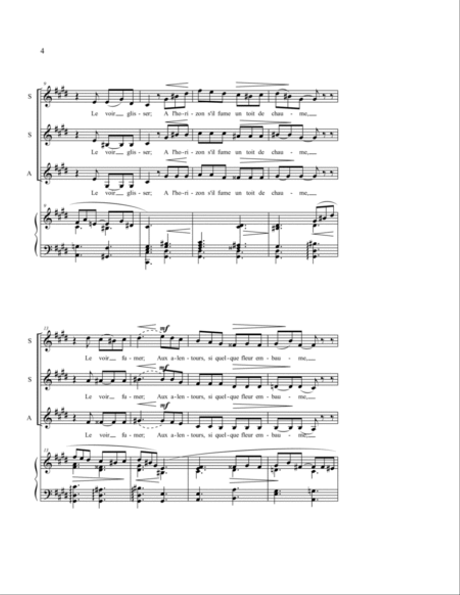 Au bord de l'eau SSA scores gallery preview page 5