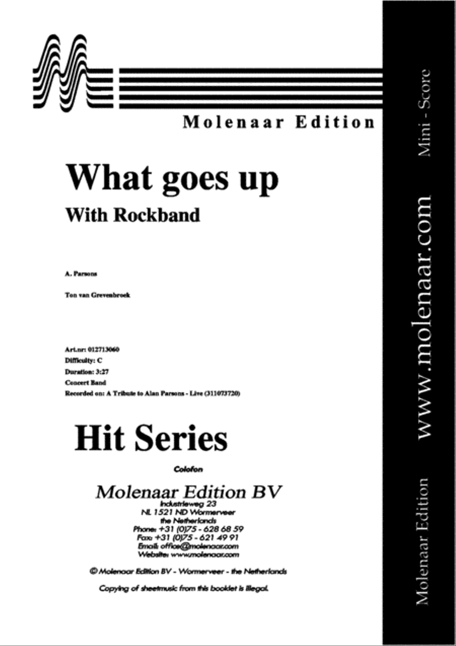 What goes up What goes up Concert Band scores gallery preview page 2