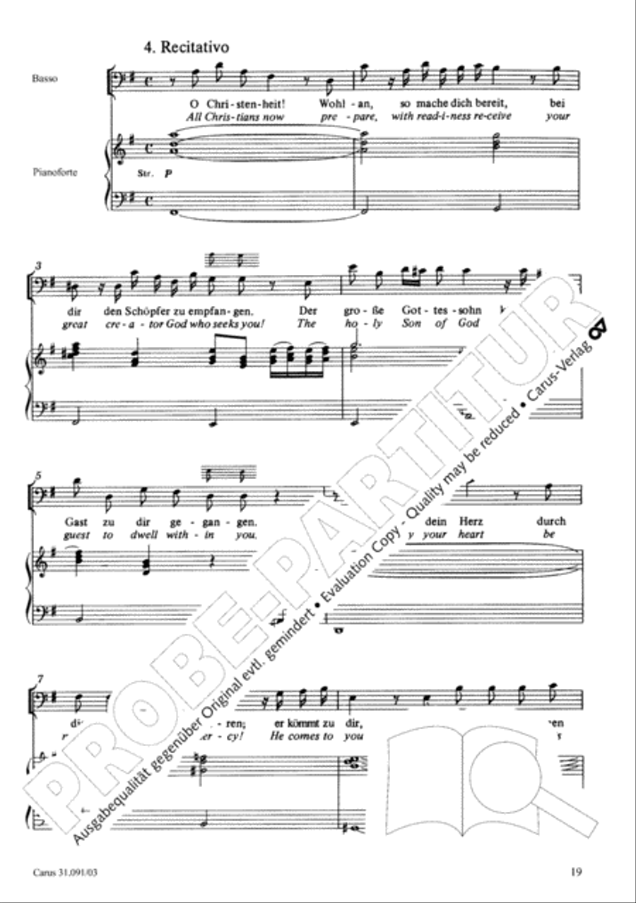 All praise to you, Lord Jesus Christ (Gelobet seist du, Jesu Christ) 4-Part scores gallery preview page 20