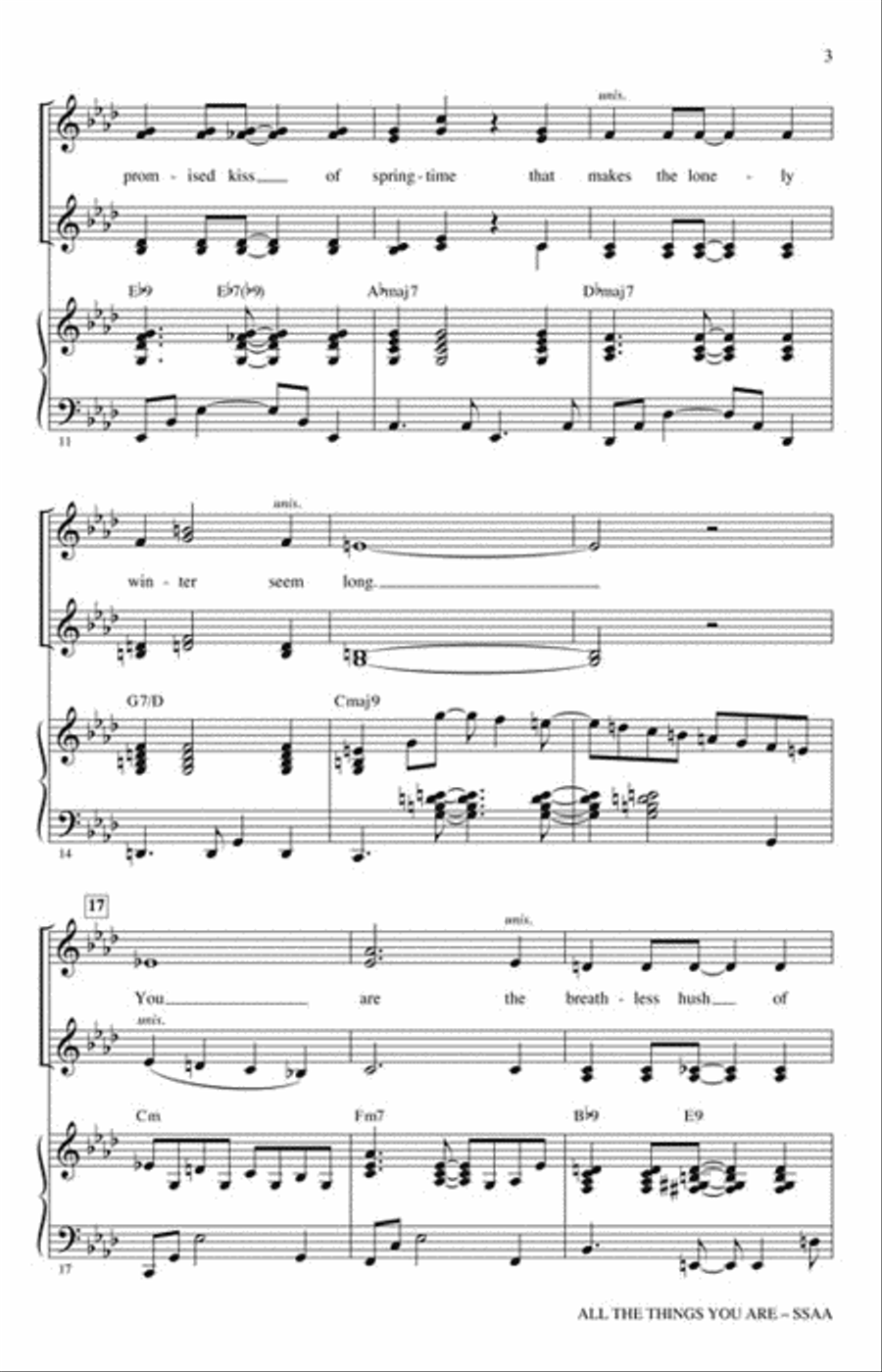 All the Things You Are All the Things You Are SSAA scores gallery preview page 3