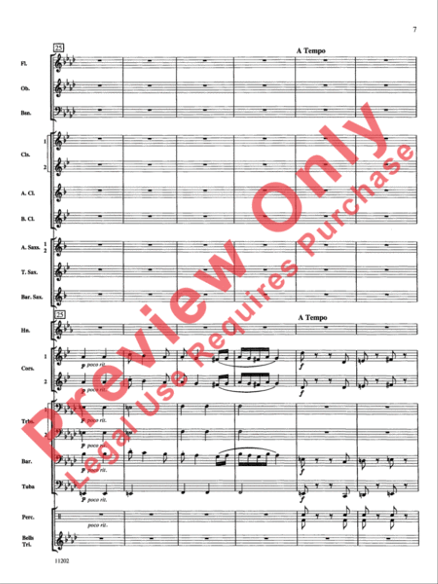 Hungarian Dance No. 5 Concert Band scores gallery preview page 8