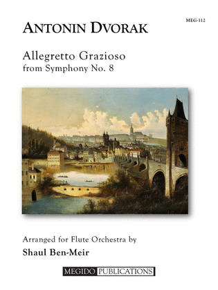 Book cover for Allegretto Grazioso from Symphony No. 8 for Flute Choir