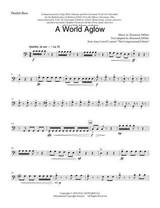 A World Aglow - Double Bass
