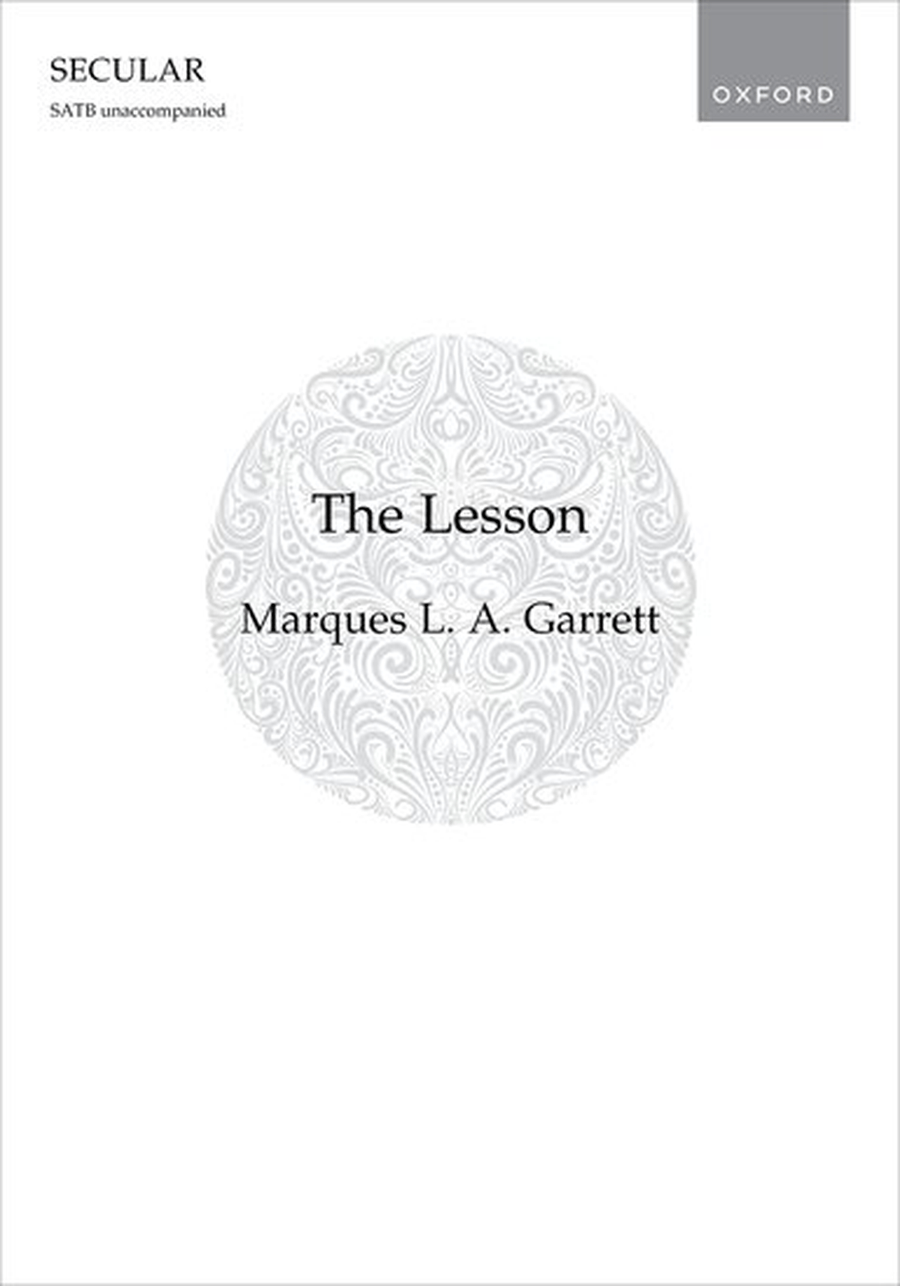 The Lesson The Lesson 4-Part scores gallery preview page 1