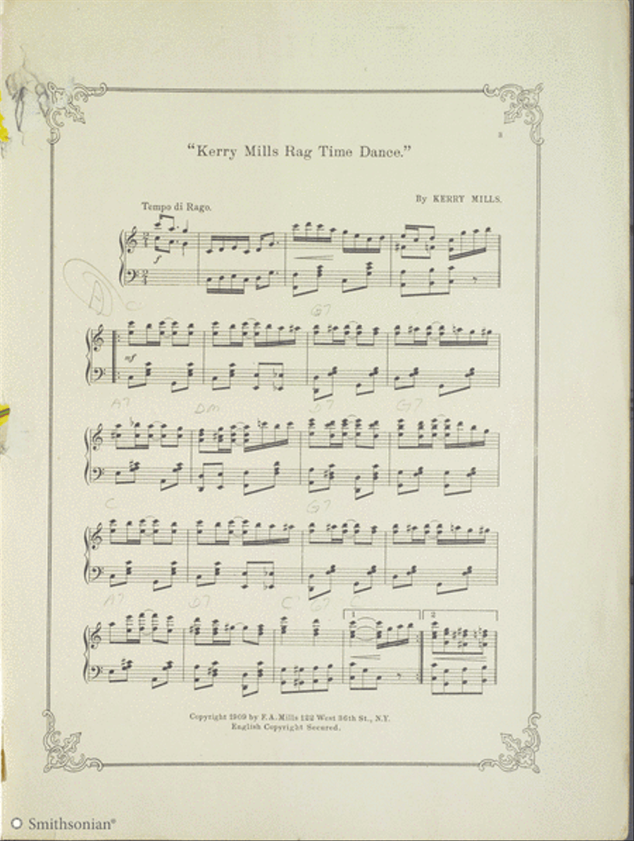 Kerry Mills Rag time Dance Piano Solo scores gallery preview page 3