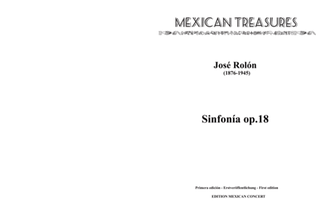 Book cover for Sinfonia op. 18